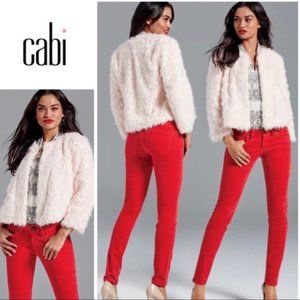 Cabi  Size 6 RED Skinny Cord #3136